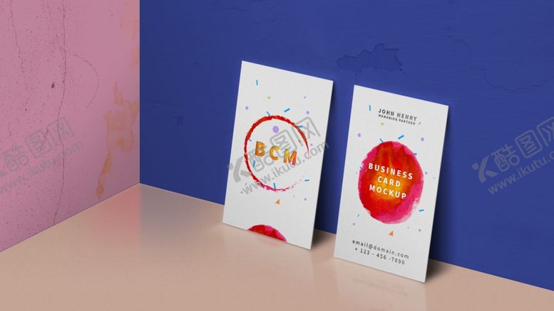 编号：42046909130319293355【酷图网】源文件下载-名片样机