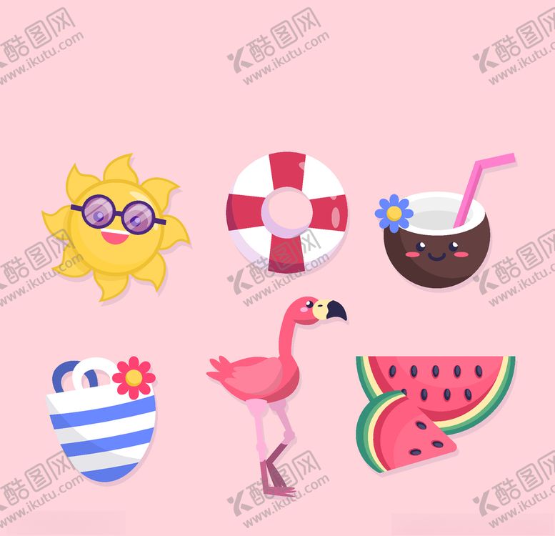 编号：83259410081726559821【酷图网】源文件下载-夏日元素