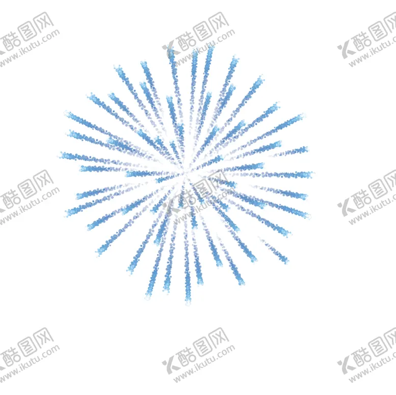 编号：23624501141750031255【酷图网】源文件下载-庆祝 烟花 蓝色 卡通 素材