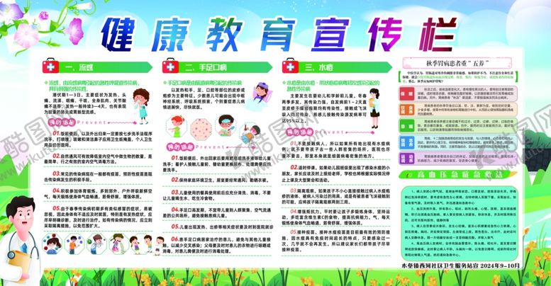 编号：36522304041545455713【酷图网】源文件下载-传染病健康教育宣传栏