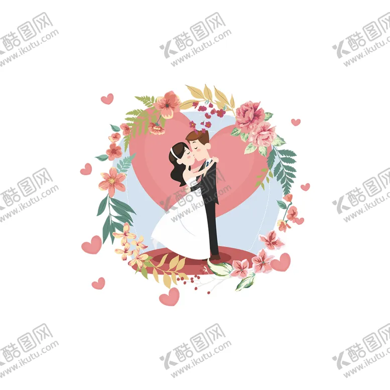 编号：74159512102030037574【酷图网】源文件下载-婚礼人物素材