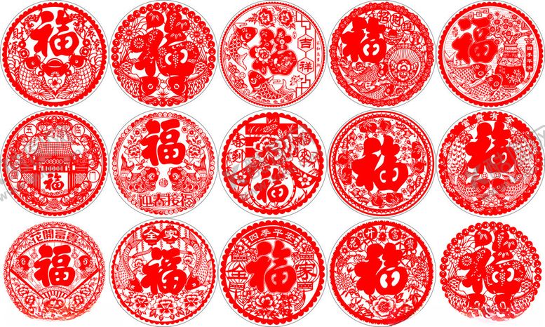 编号：72144810060702549957【酷图网】源文件下载-剪纸春节