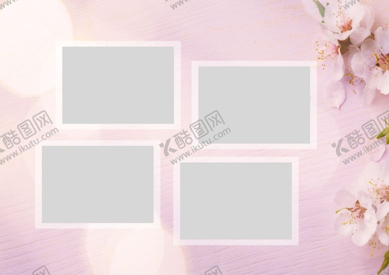 编号：15217806290942019905【酷图网】源文件下载-粉色相册模板儿童摄影