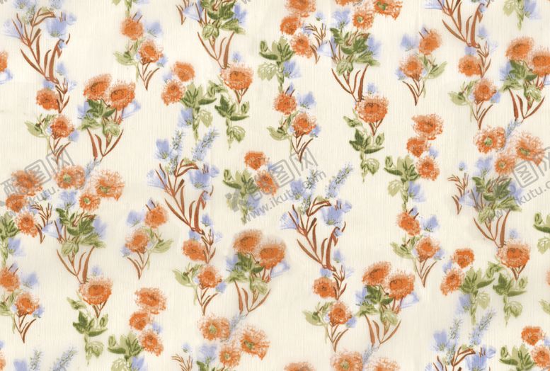 编号：29589110040341241507【酷图网】源文件下载-小碎花大牌数码印花花卉