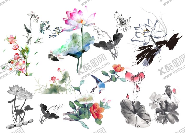 编号：32115109160726186661【酷图网】源文件下载-中国风荷花