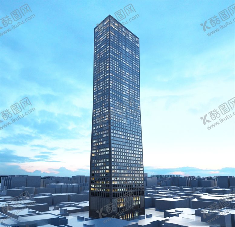 编号：52346804150155552564【酷图网】源文件下载-C4D模型大夏大楼建筑摩天大夏