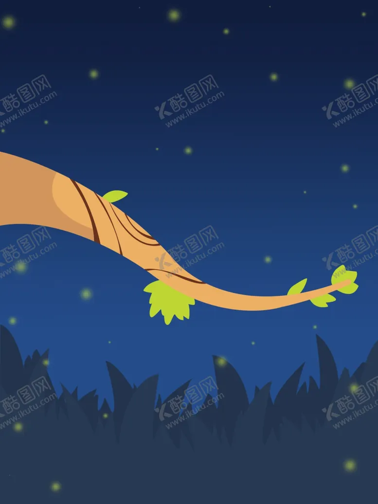 编号：47323010142200351266【酷图网】源文件下载-夜晚小清新唯美背景
