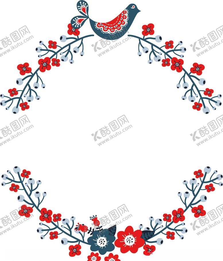 编号：66061607021629546300【酷图网】源文件下载-花环边框