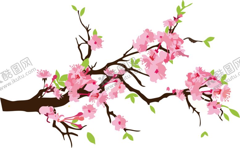 编号：81346802041943478662【酷图网】源文件下载-手绘冬天的梅花