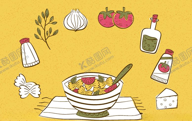 编号：93694609201918511683【酷图网】源文件下载-矢量厨房蔬菜食物素材