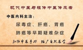 传统医术科普海报