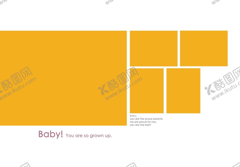 编号：30591409241340535960【酷图网】源文件下载-儿童相册模板