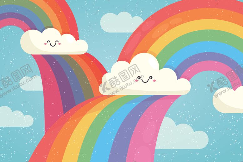 编号：32660409181148047583【酷图网】源文件下载-彩虹彩色背景