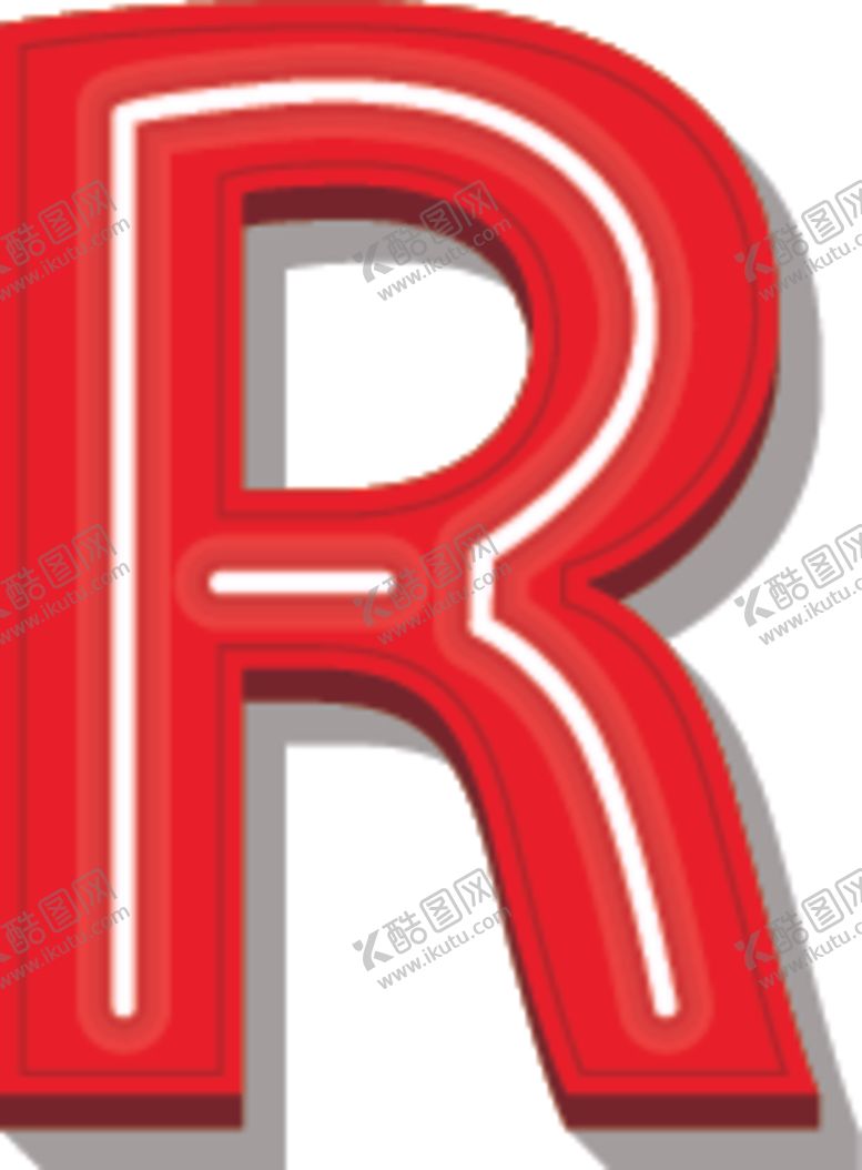 编号：89614504190627203184【酷图网】源文件下载-字母R