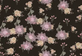 小碎花水彩扎染手绘