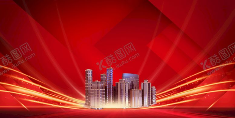 编号：56143209202334260854【酷图网】源文件下载-红色地产设计