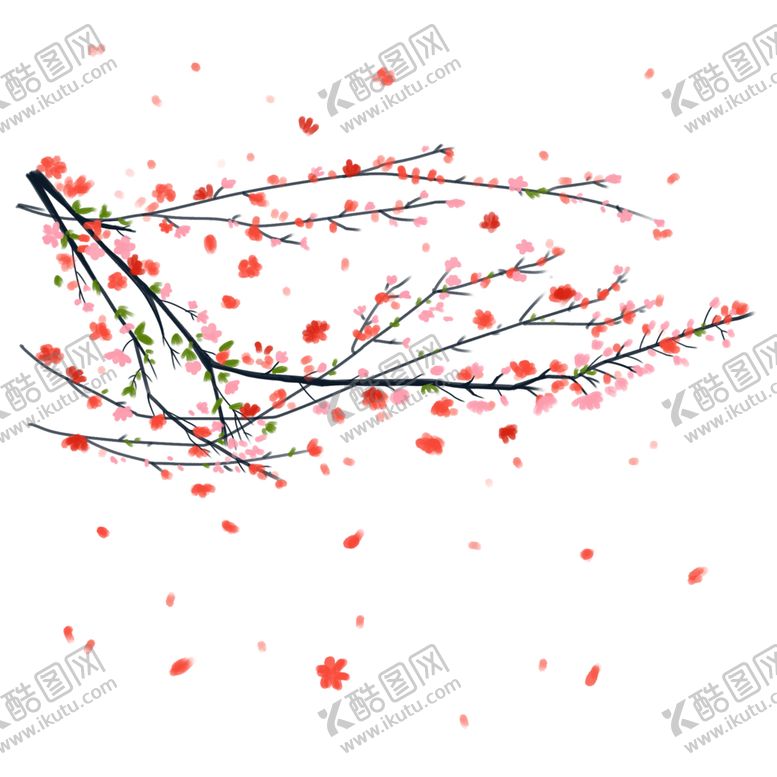 编号：43135905181912353941【酷图网】源文件下载-中国风水墨梅