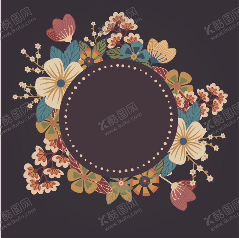 编号：52892105101129367637【酷图网】源文件下载-水彩花卉插画