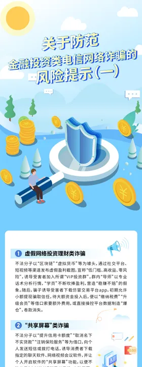 金融保险安全长图海报