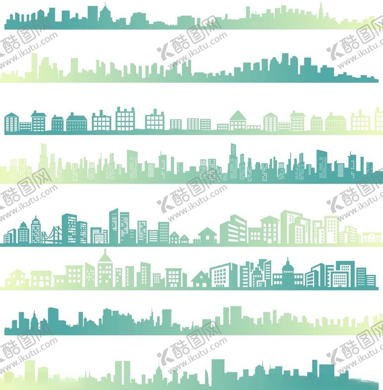 编号：66802510091928364143【酷图网】源文件下载-城市剪影