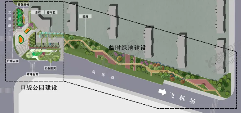 编号：72118902222012401500【酷图网】源文件下载-绿化平面规划