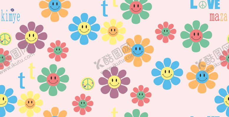 编号：28475206231444428866【酷图网】源文件下载-笑脸花朵