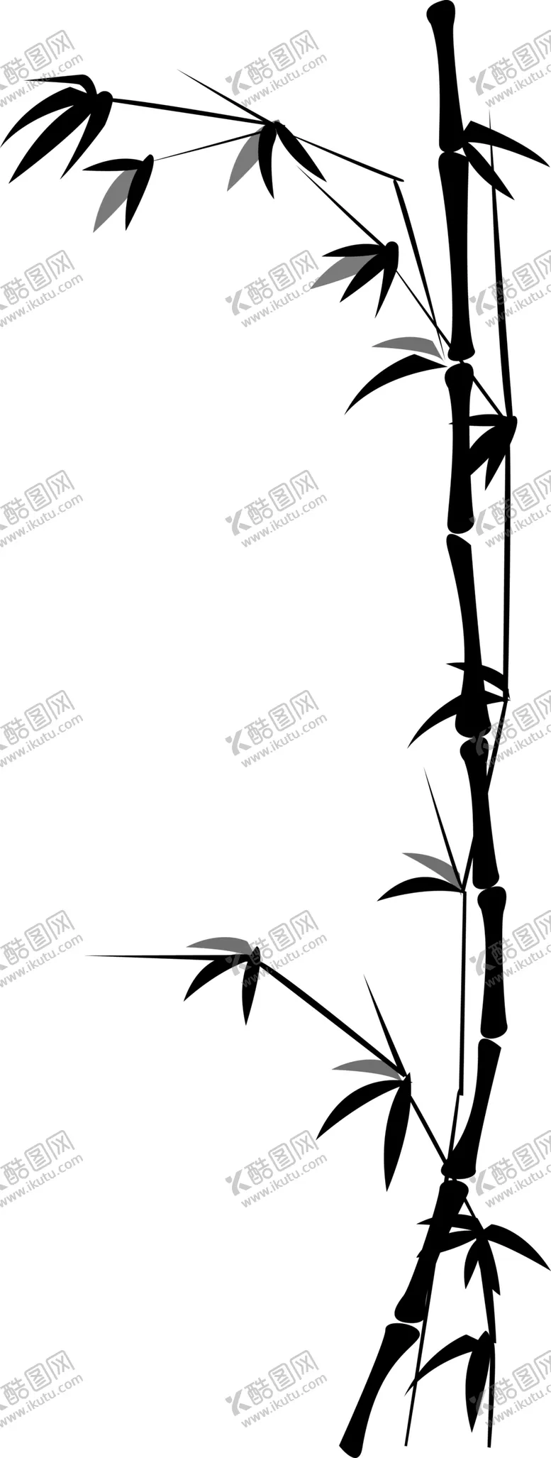 编号：82001606191534056987【酷图网】源文件下载-水墨竹子