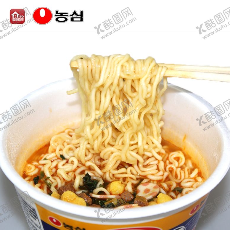 编号：90023110242344419512【酷图网】源文件下载-韩国农心牛肉汤大碗面方便面