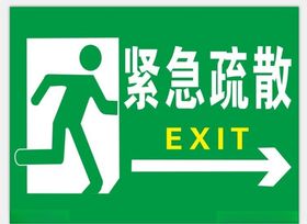 紧急疏散指示牌