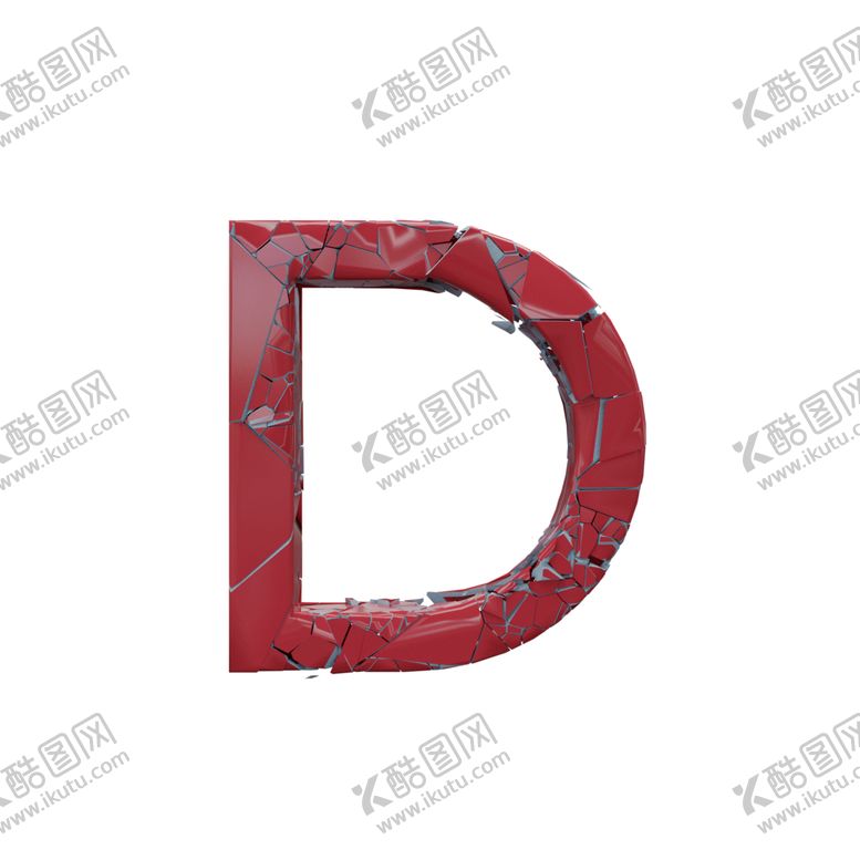 编号：71222510310128274057【酷图网】源文件下载-3D破碎立体字母