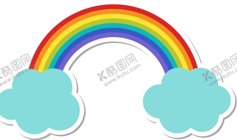 编号：66273201240508482595【酷图网】源文件下载-云朵彩虹