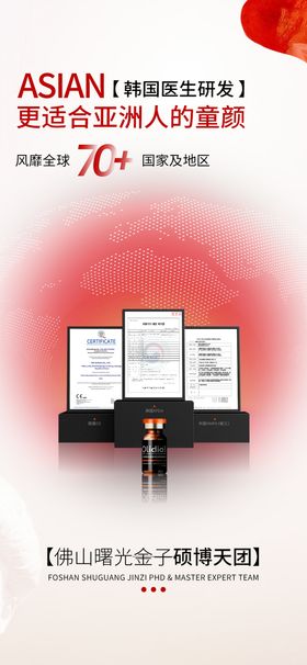 产品证书排版海报