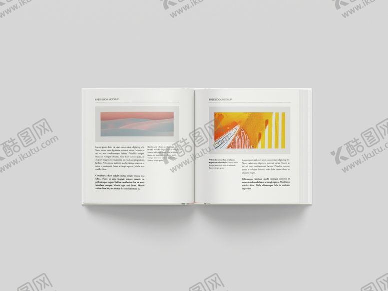 编号：32169004031651375285【酷图网】源文件下载-精专书打开的画册展示页样机