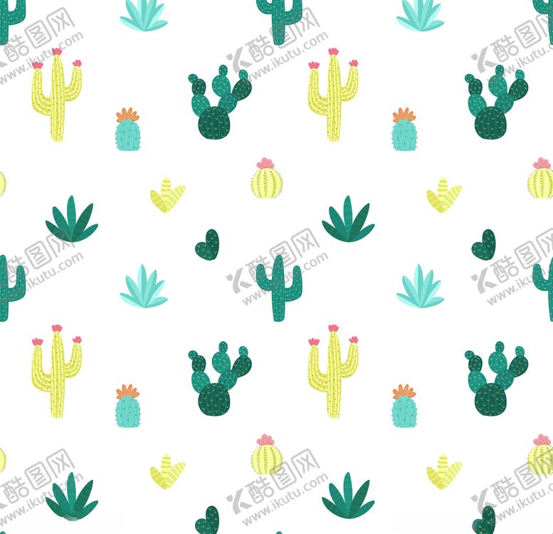 编号：19936009091918454331【酷图网】源文件下载-植物无缝背景