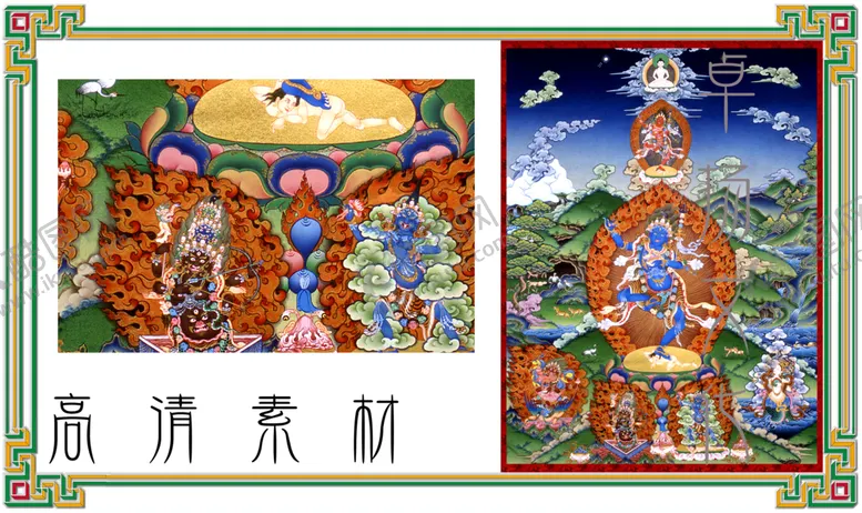 编号：70221203291828582903【酷图网】源文件下载-精美唐卡