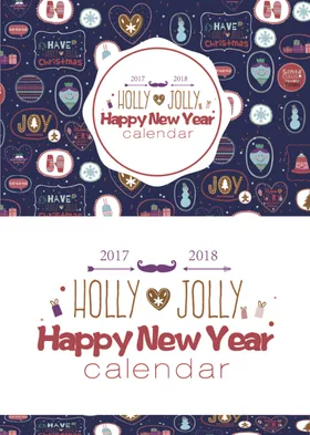 新年快乐牛背景背景海报牛