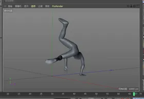 c4d模型街舞炫酷动作舞蹈扫描