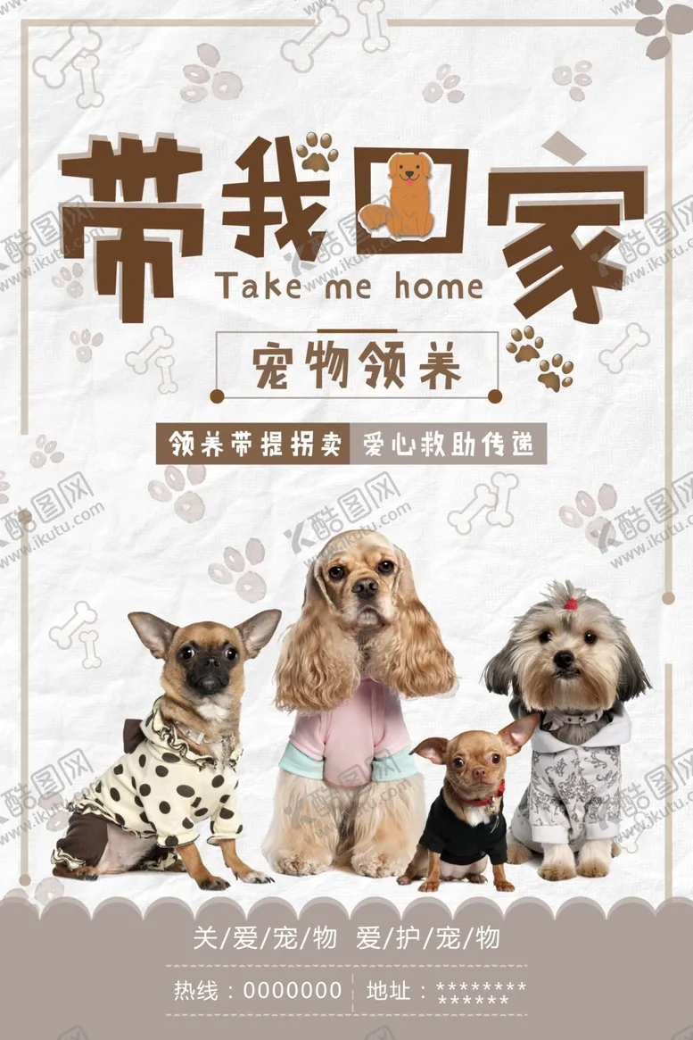编号：39379306262222423375【酷图网】源文件下载-宠物海报