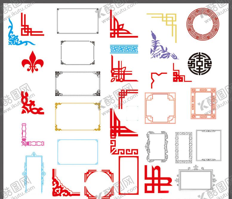 编号：36521310110954209444【酷图网】源文件下载-花边花纹边框角花