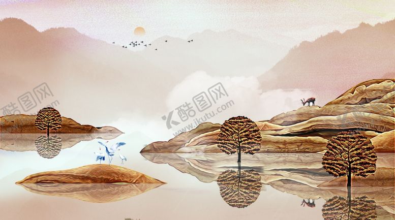 编号：28532510221806399419【酷图网】源文件下载-山水图