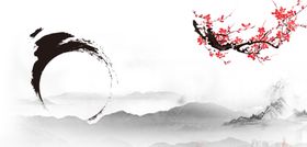 水墨山水背景