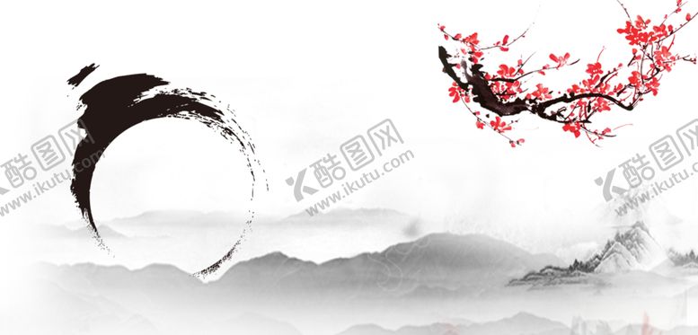 编号：51185005111838193011【酷图网】源文件下载-水墨山水背景