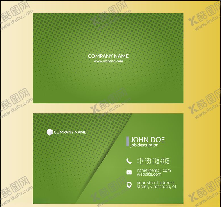 编号：84595009220900458554【酷图网】源文件下载-名片模板