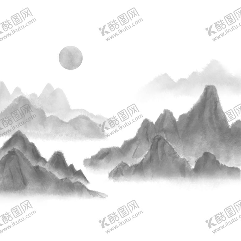 编号：76350809141919379805【酷图网】源文件下载-水墨山水国风新中式装饰画