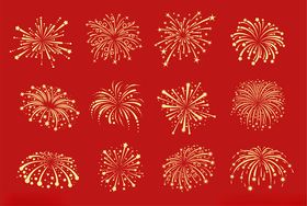 烟花图案