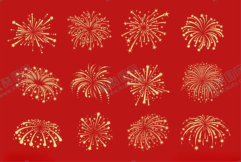 编号：12926904010515582632【酷图网】源文件下载-烟花图案