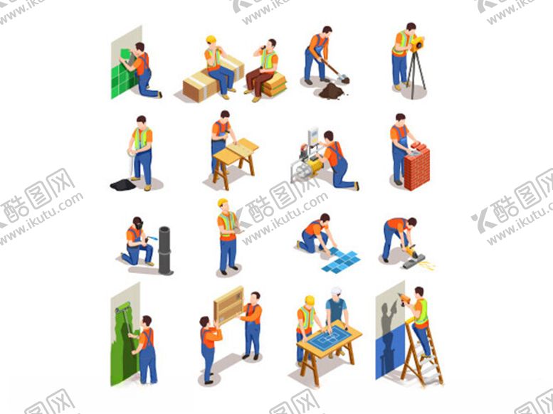 编号：91755401271531446510【酷图网】源文件下载-建筑工人