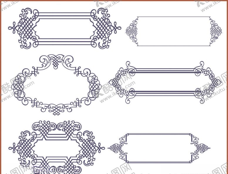 编号：47741109171750007068【酷图网】源文件下载-花边时尚花纹角花边框