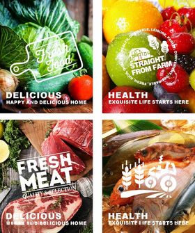 超市生鲜软膜灯箱