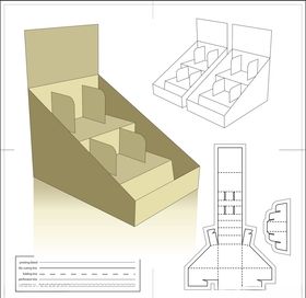化妆品展示盒